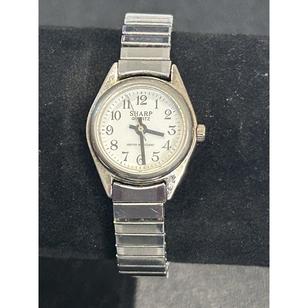 Vintage Silver Tone Sharp Quartz Watch